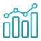 Image of a combined column and line graph going up, to indicate Sherpa's Performance Metrics feature Image of a combined column and line graph going up, to indicate Sherpa's Performance Metrics feature